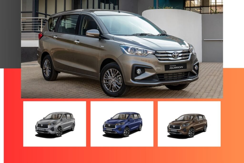 toyota rumion colours, toyota rumion colours available