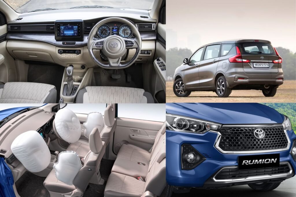 toyota rumion interior and exterior features