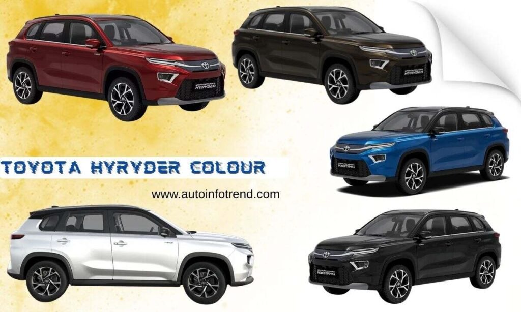 Toyota Hyryder colours
